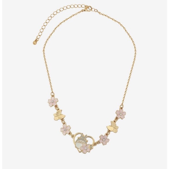Hot Topic Jewelry - Hot Topic Studio Ghibli My Neighbor Totoro Sakura Butterfly Choker Necklace